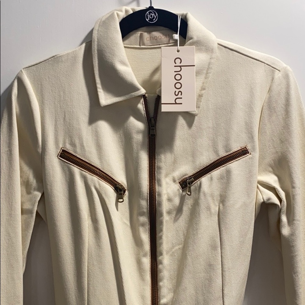 choosy | Demi Jumpsuit | Cream | M